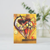 Kandinsky - Op de Punten, kleurrijke abstracte kun Briefkaart (Staand voorkant)