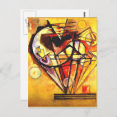 Kandinsky - Op de Punten, kleurrijke abstracte kun Briefkaart (Voorkant / Achterkant)