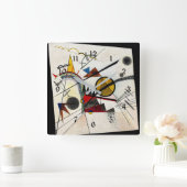 Kandinsky - Op het Zwarte Plein Vierkante Klok (Huis)