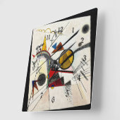 Kandinsky - Op het Zwarte Plein Vierkante Klok (Hoek)