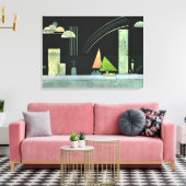 Kandinsky - Op Rest Canvas Afdruk (Insitu (Woonkamer))