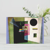 Kandinsky - Op Rest Kaart (Staand voorkant)