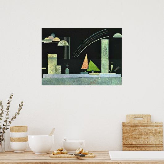 Kandinsky - Op Rest Poster (Keuken)