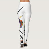 Kandinsky, Op Wit 1923 Leggings (Achterkant)