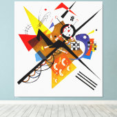 KANDINSKY - OP WIT II -1923 - Bauhaus Canvas Afdruk (Insitu (Houten vloer))