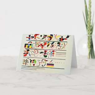 Kandinsky - Opvolging, beroemd kunstwerk, Kaart