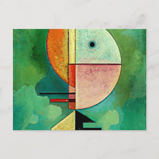 Kandinsky - Opwaarts, populair abstract schilderij Briefkaart (Voorkant)