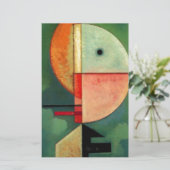 Kandinsky Opwaartse Abstracte Schilderij Briefpapier (Staand voorkant)