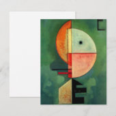 Kandinsky opwaartse Abstracte schilderij Kaart (Voorkant / Achterkant)
