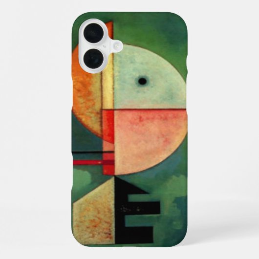 Kandinsky Opwaartse Abstracte Schildering iPhone Hoesje (Achterkant)