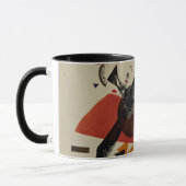 Kandinsky - Oranje, abstracte kunst Mok (Links)
