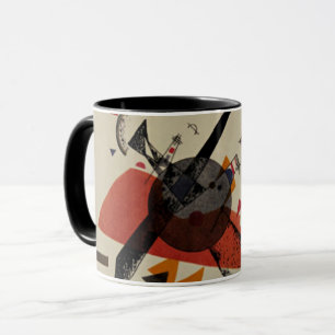 Kandinsky - Oranje, abstracte kunst Mok