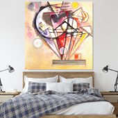 KANDINSKY - OVER DE PUNTEN - 1928 - Bauhaus - Canvas Afdruk (Insitu (Slaapkamer))