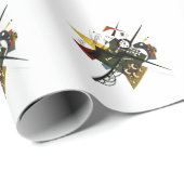 Kandinsky over Wit II - Abstracte expressionistisc Cadeaupapier (Rol Hoek)