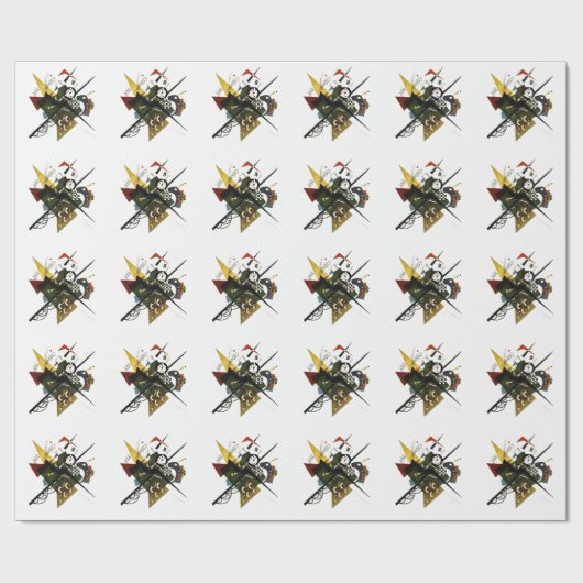 Kandinsky over Wit II - Abstracte expressionistisc Cadeaupapier (Vlak)