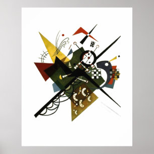Kandinsky over Wit II - Abstracte expressionistisc Poster