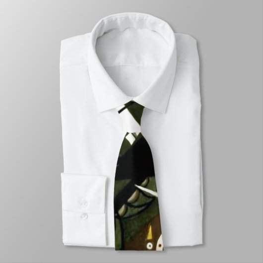 Kandinsky over Wit II - Abstracte expressionistisc Stropdas (Gebonden)