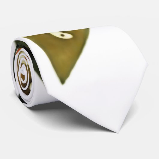 Kandinsky over Wit II - Abstracte expressionistisc Stropdas (Opgerold)