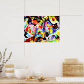 Kandinsky - Overstroming Improvisatie Poster (Keuken)