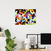 Kandinsky - Overstroming Improvisatie Poster (Thuiskantoor)
