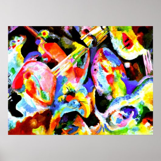 Kandinsky - Overstroming Improvisatie Poster (Voorkant)