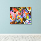 Kandinsky - Overstroming Improvisatie, Zondvloed Canvas Afdruk (Insitu (Houten vloer))