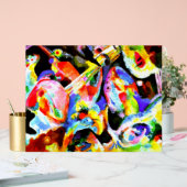 Kandinsky - Overstroming Improvizatie Acryl Bord (Huwelijk)