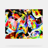 Kandinsky - Overstroming Improvizatie Acryl Bord (Voorkant)