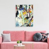 Kandinsky - Paneel voor Edwin R. Campbell, nr. 3 Canvas Afdruk (Insitu (Woonkamer))
