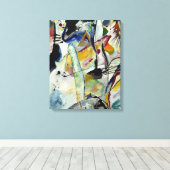 Kandinsky - Paneel voor Edwin R. Campbell, nr. 3 Canvas Afdruk (Insitu (Houten vloer))