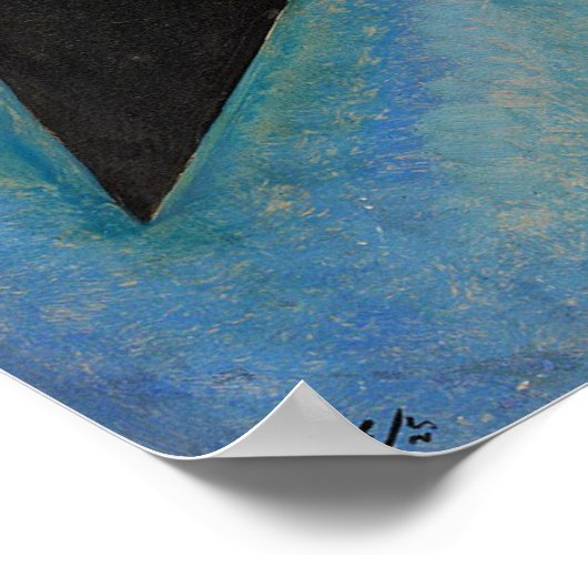 Kandinsky - Pointed and Round Poster (Hoek)