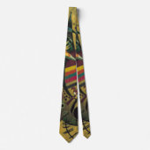 Kandinsky Points Abstract Geometric Art Print Stropdas (Voorkant)