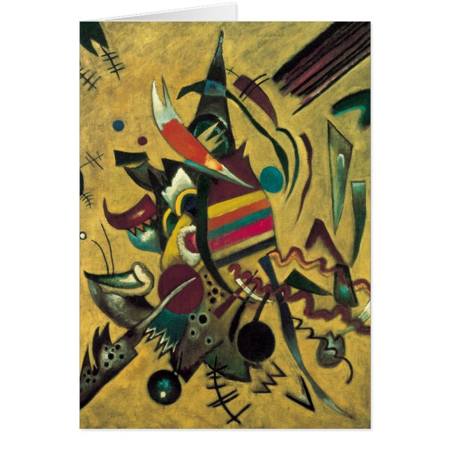Kandinsky Points Abstract schilderen van canvas (Voorkant)