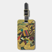 Kandinsky Points Abstract schilderen van canvas Bagagelabel (Voorkant verticaal)