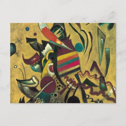 Kandinsky Points Abstract schilderen van canvas Briefkaart (Voorkant)