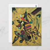 Kandinsky Points Abstract schilderen van canvas Briefkaart (Voorkant / Achterkant)