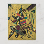 Kandinsky Points Abstract schilderen van canvas Briefkaart (Voorkant)