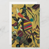 Kandinsky Points Abstract schilderen van canvas Briefpapier (Voorkant / Achterkant)