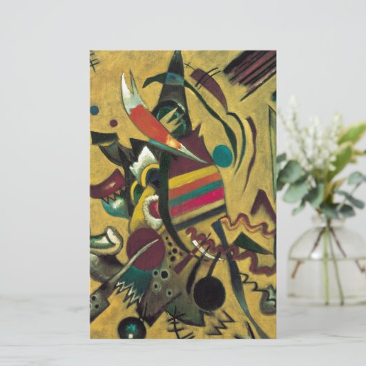 Kandinsky Points Abstract schilderen van canvas Briefpapier (Staand voorkant)