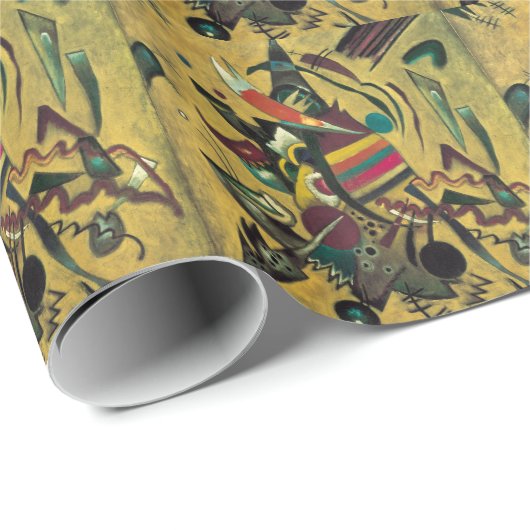 Kandinsky Points Abstract schilderen van canvas Cadeaupapier (Rol Hoek)