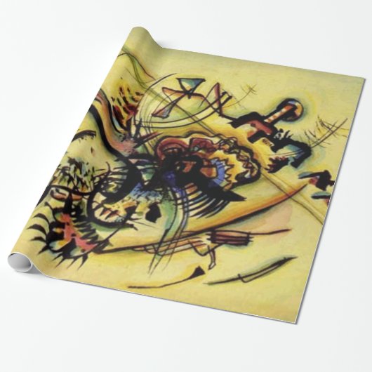 Kandinsky Points Abstract schilderen van canvas Cadeaupapier (Uitgerold)