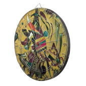 Kandinsky Points Abstract schilderen van canvas Dartbord (Voorkant Rechts)