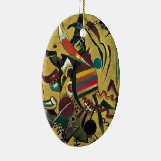 Kandinsky Points Abstract schilderen van canvas Keramisch Ornament (Rechts)