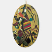 Kandinsky Points Abstract schilderen van canvas Keramisch Ornament (Links)