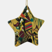 Kandinsky Points Abstract schilderen van canvas Keramisch Ornament (Rechts)