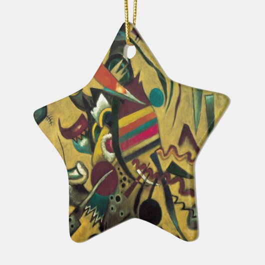 Kandinsky Points Abstract schilderen van canvas Keramisch Ornament (Links)