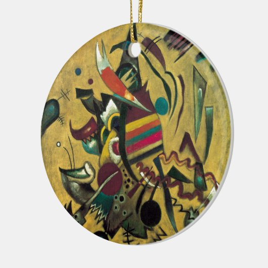 Kandinsky Points Abstract schilderen van canvas Keramisch Ornament (Links)