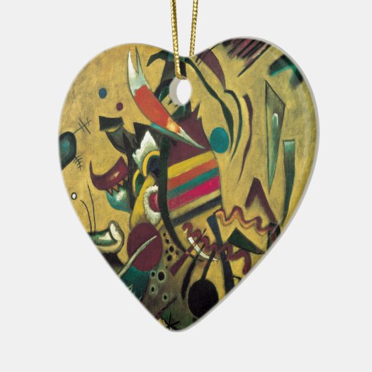 Kandinsky Points Abstract schilderen van canvas Keramisch Ornament (Links)