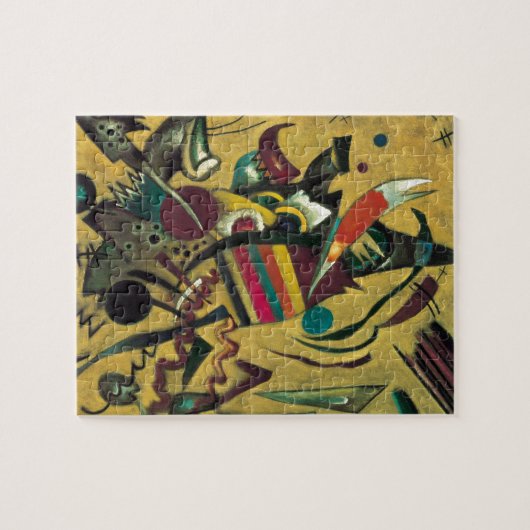 Kandinsky Points Abstract schilderen van canvas Legpuzzel (Horizontaal)