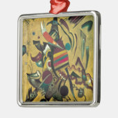 Kandinsky Points Abstract schilderen van canvas Metalen Ornament (Links)